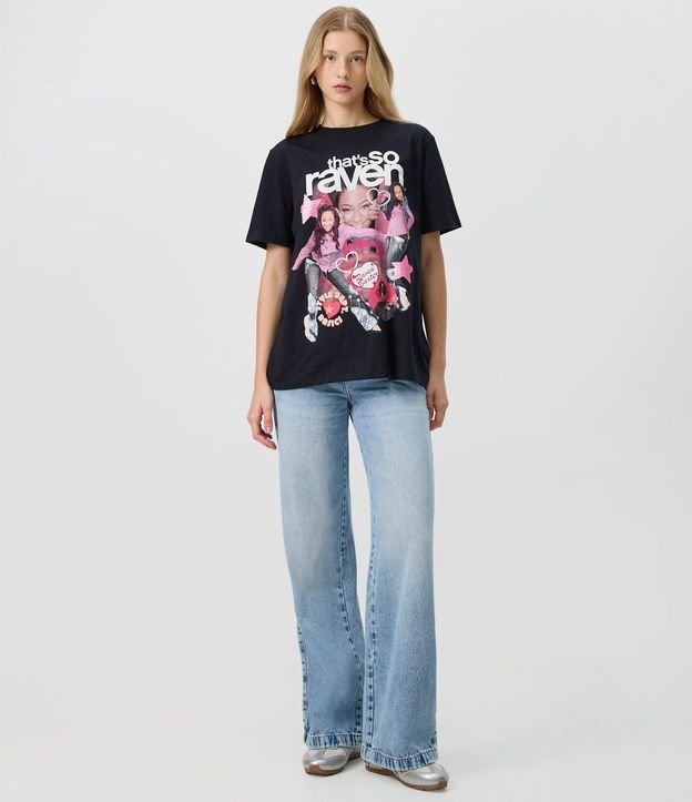 Remera con Estampado Las Visiones de Raven en Algodón 2