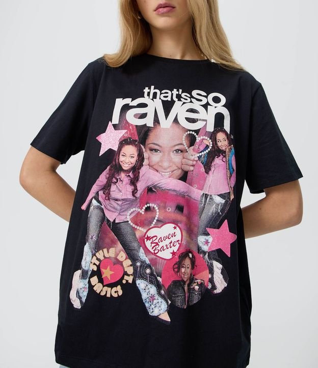 Remera con Estampado Las Visiones de Raven en Algodón 3
