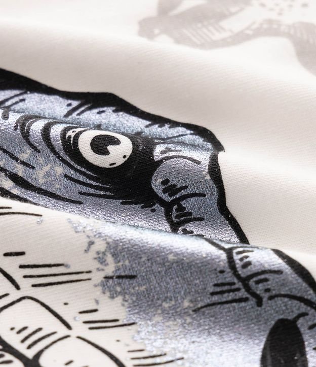 Pijama Infantil en Algodón Estampa de Dinosaurio - Talle 5 a 14 años 3