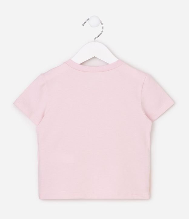 Remera Infantil en Algodón Poim Estampado Floral - Tam1 a 6 años 2