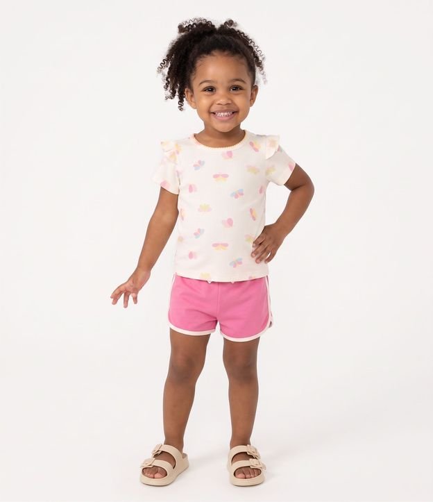 Short Runner Infantil con Detalles Contrastantes - Talle 1 a 6 años