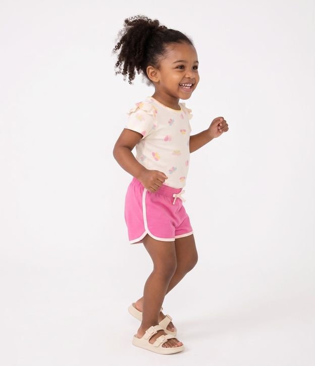 Short Runner Infantil con Detalles Contrastantes - Talle 1 a 6 años 2