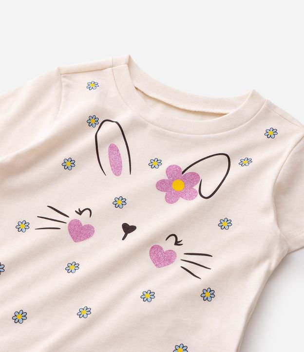 Remera Infantil en Algodón con Florecitas - Talle 1 a 6 años 4