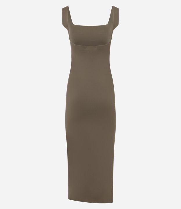 Vestido Long Midi en Poliamida con Escote en la Espalda 6