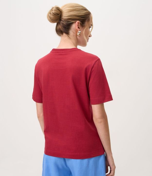 Blusa en Algodón con Bordado Floral Localizado 4
