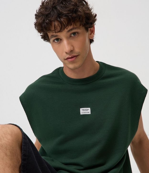 Musculosa Boxy con Bordado Spirited Hour