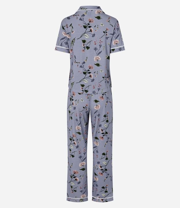 Pijama Americano en Viscolycra con Estampa Floral 2