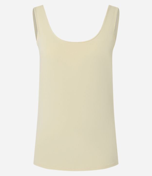 Blusa Musculosa en Poliamida con Escote U