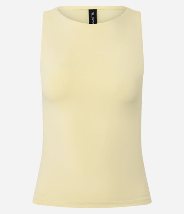 Blusa en Poliamida con Cuello Redondo