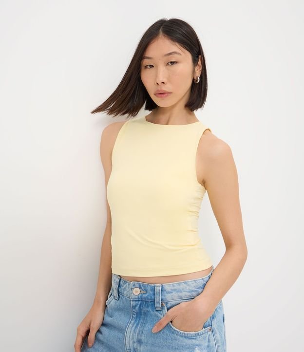 Blusa en Poliamida con Cuello Redondo 1
