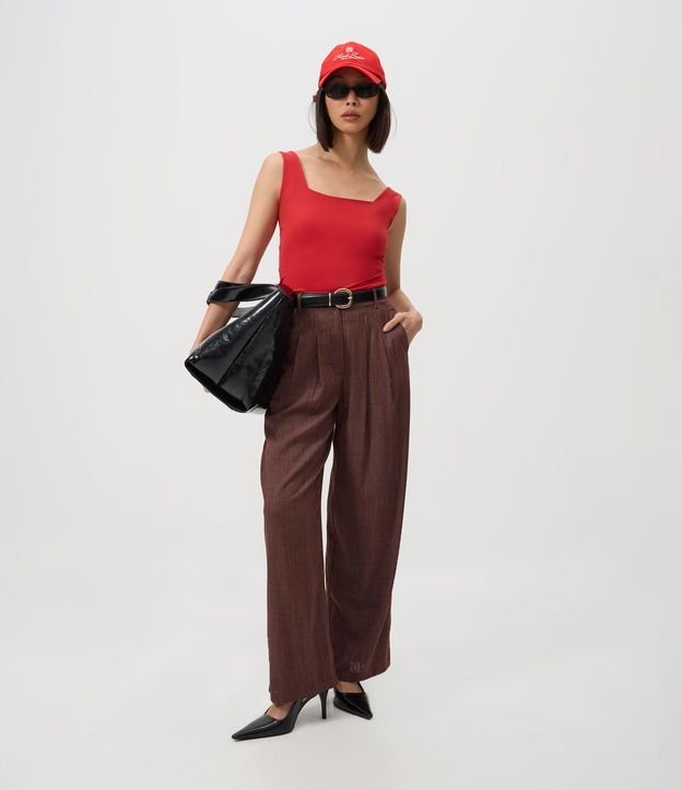 Blusa en Poliamida con Escote Cuadrado 2
