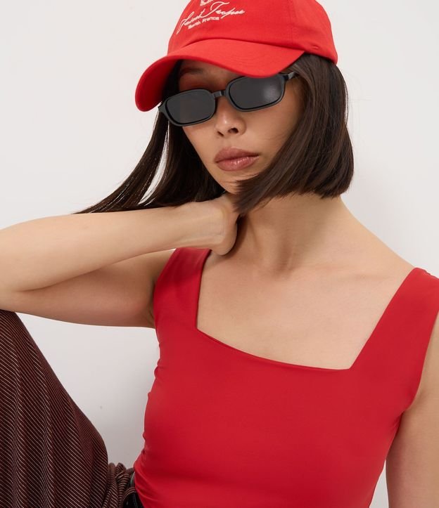 Blusa en Poliamida con Escote Cuadrado 3