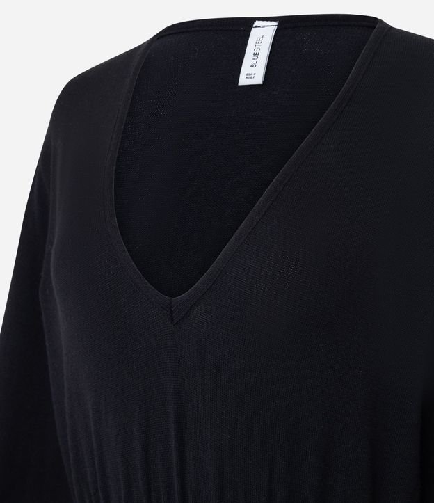 Blusa en Punto con Escote V Profundo 6