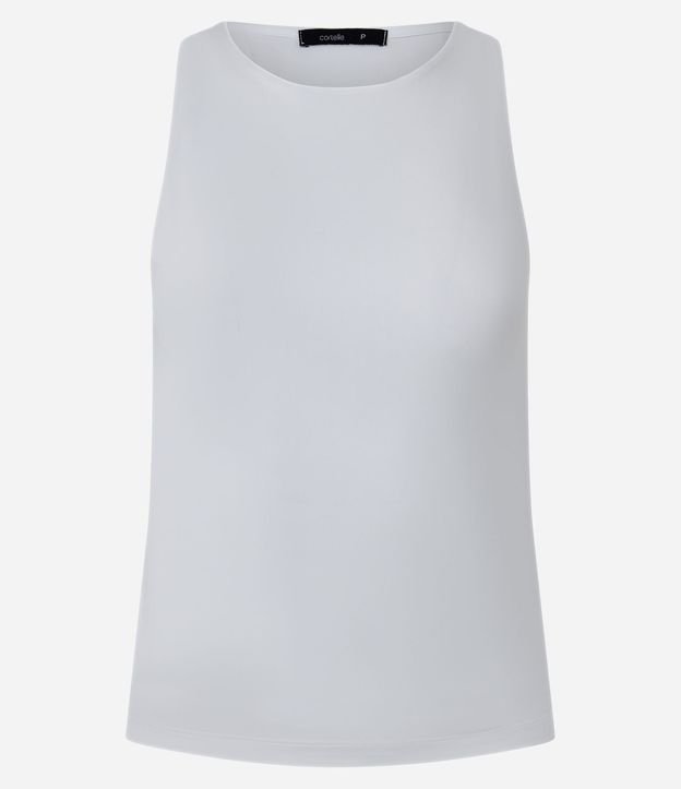 Blusa en Poliamida con Cuello Redondo