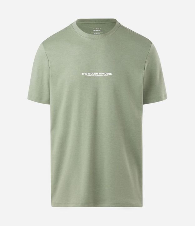Remera Comfort con Lettering Hidden Wonders Outdoor