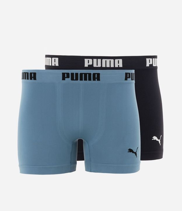 Kit 2 Calzoncillos Boxer en Microfibra Puma