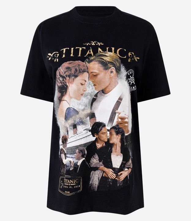 Remera con Estampado Titanic Jack y Rose en Algodón 5