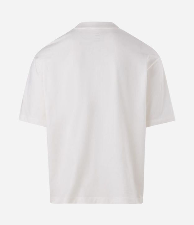 Remera Boxy en Algodón con Cuello Mock Neck 3