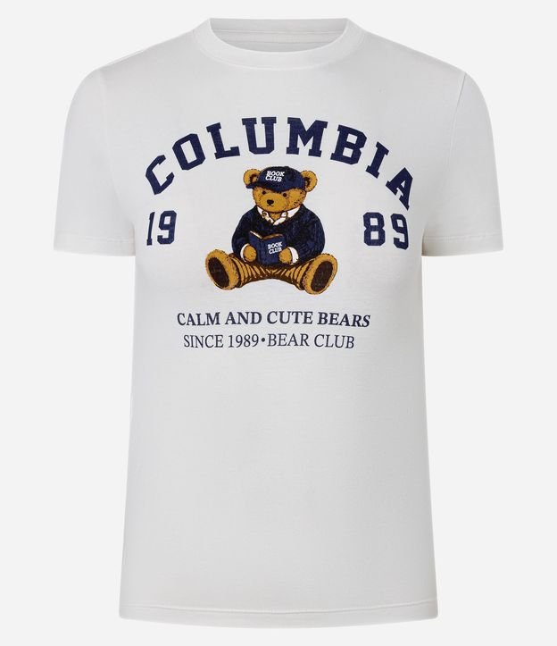 Remera en Algodón con Estampa de Columbia Bear Club 5
