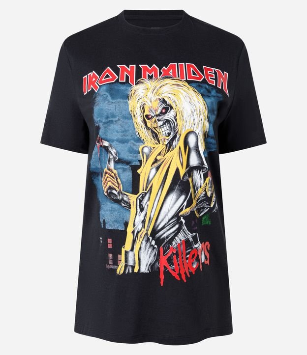 Remera en Algodón con Estampado Iron Maiden Killers 5