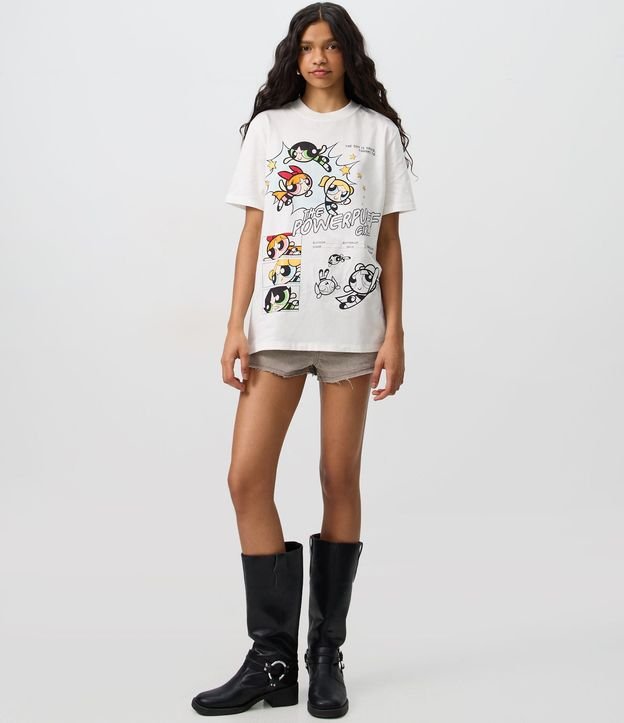 Remera de Algodón con Estampado de Las Chicas Superpoderosas 2