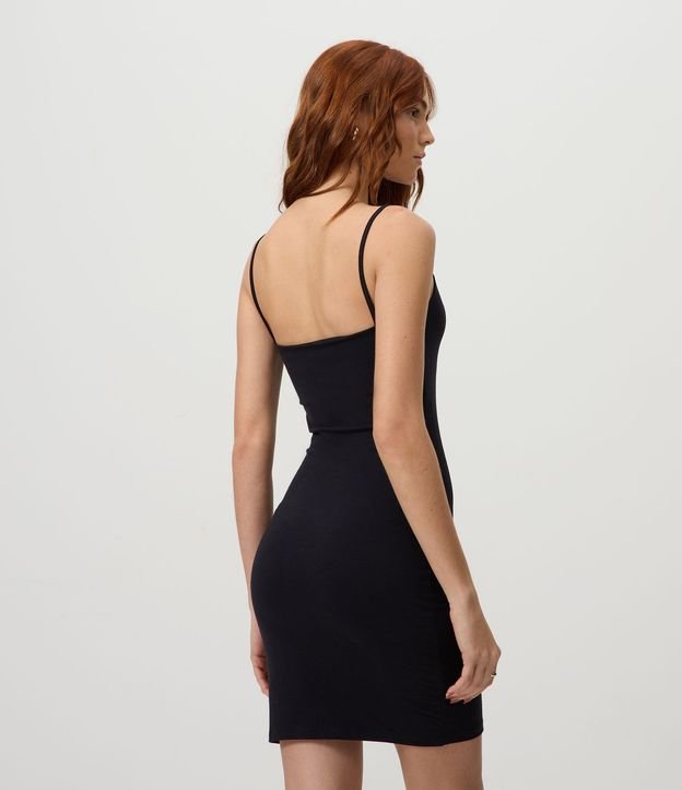 Vestido Básico en Cotton con Breteles Finos 6