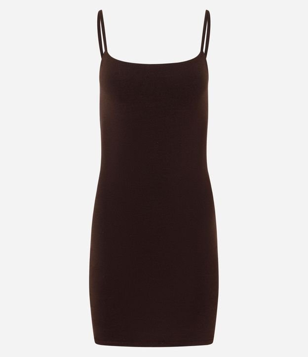 Vestido Básico en Cotton con Breteles Finos