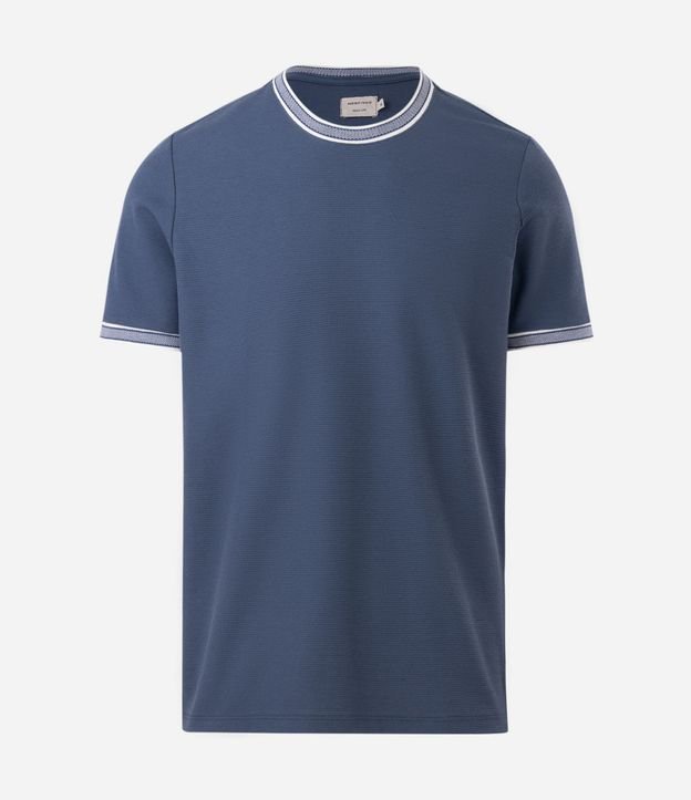 Remera Regular en Algodón Texturizado 5