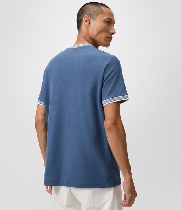 Remera Regular en Algodón Texturizado 3