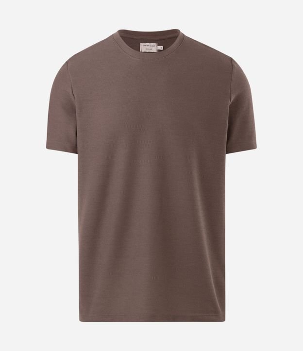 Remera Regular con Textura Colmena 5