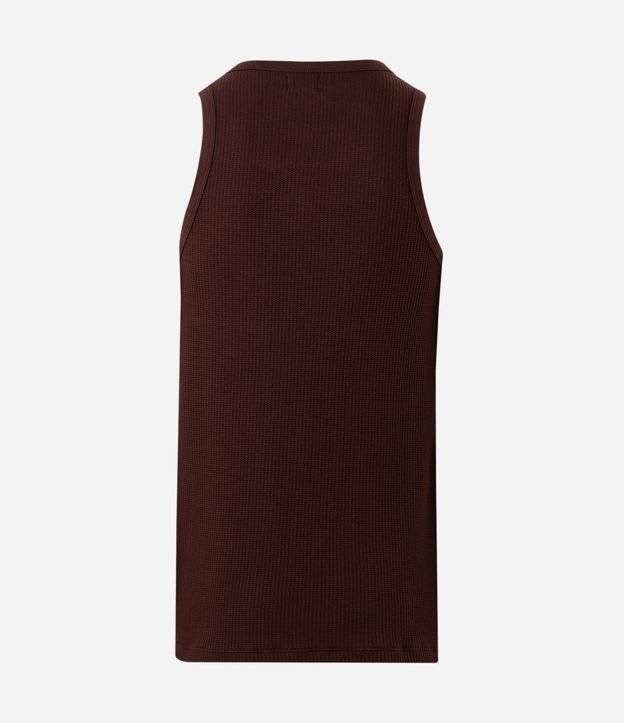 Musculosa Regular en Flamê con Textura 6