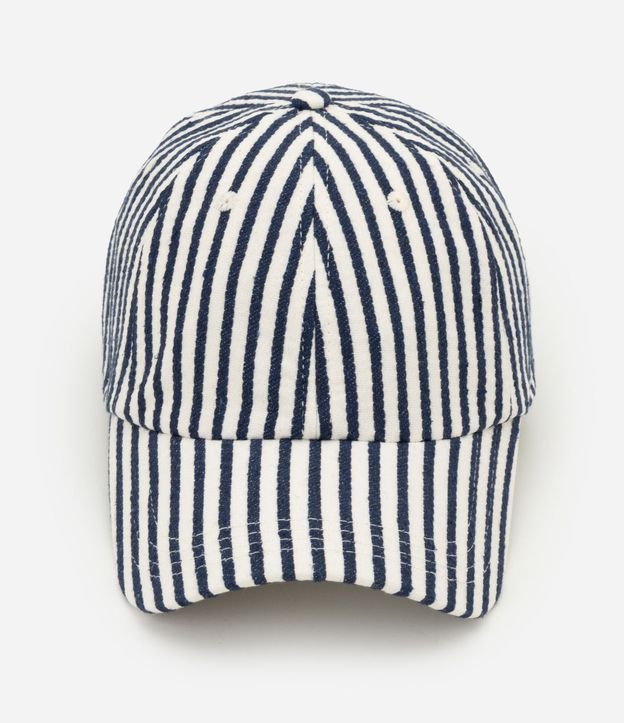 Gorra de Rayas con Aba Curva