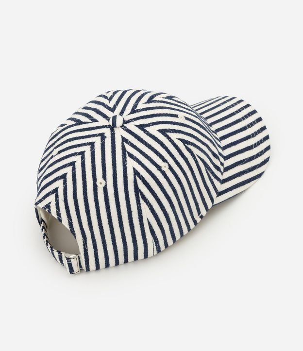 Gorra de Rayas con Aba Curva 2