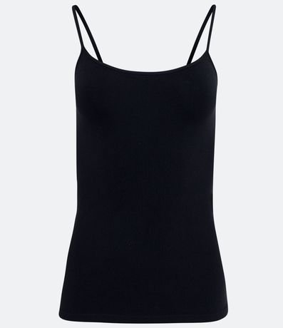 Musculosa Básica en Microfibra con Breteles Finos TriFil 4