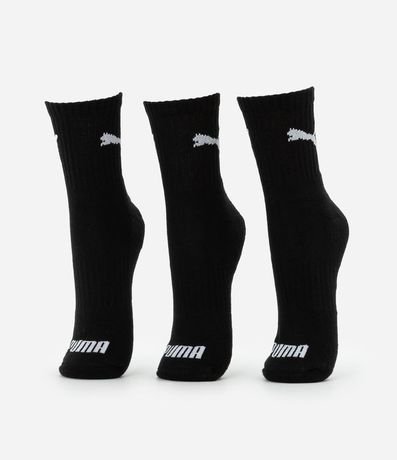 Kit con 3 Medias Puma Deportiva