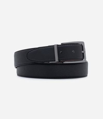 Cinturón Social Básico Reversible con Hebilla Cuadrada 5