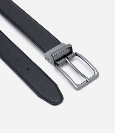 Cinturón Social Básico Reversible con Hebilla Cuadrada 6