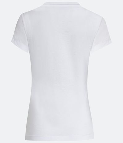 Blusa Básica en Algodón con Manga Corta y Bolsillo Pequeño 6