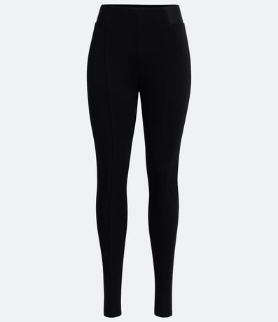 Pantalón Legging con Elásticos Laterales en la Cintura 8