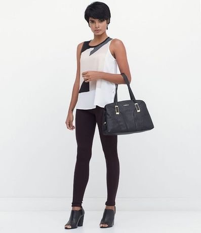 Pantalón Legging en Ponto Roma con Elastico Lateral 2