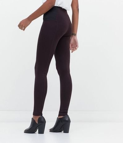 Pantalón Legging en Ponto Roma con Elastico Lateral 3