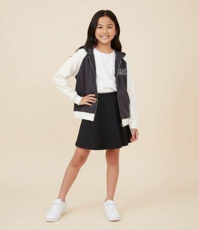 Short Pollera Infantil en Cotton - Talle 5 a 14 años