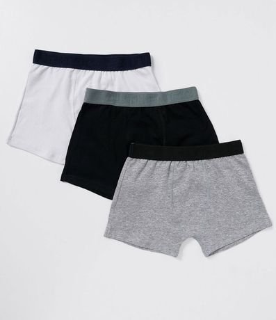 Kit con 03 Calzonillos Boxer Infantil - Talle 2 a 14 años 1