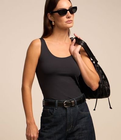 Blusa Musculosa en Poliamida con Escote U 2