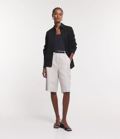 Blusa Musculosa en Poliamida con Escote U 2