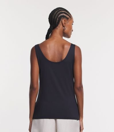 Blusa Musculosa en Poliamida con Escote U 3