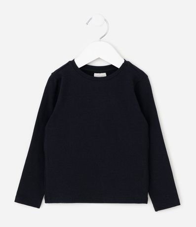 Blusa Infantil Básica en Cotton - Talle 1 a 5 años 2