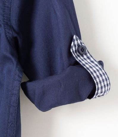 Camisa Manga Larga con Botónes Básica - Talle 1 a 4 años 4