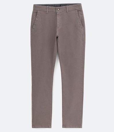 Pantalón Slim Básico en Sarga con Bolsillos 2