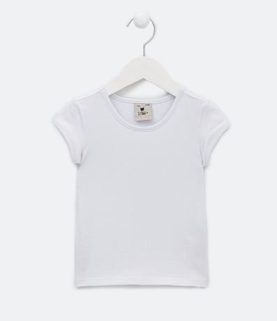 Blusa Infantil Básica en Cotton - Talle 1 a 5 años 3
